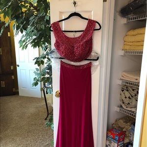 2 Piece Sherri Hill Prom Dress